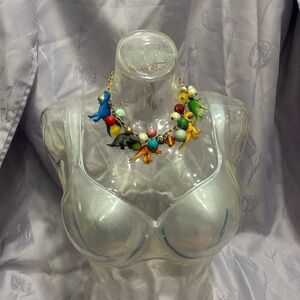 Lenora Dame Short Unique Iconic Dinosaur Necklace